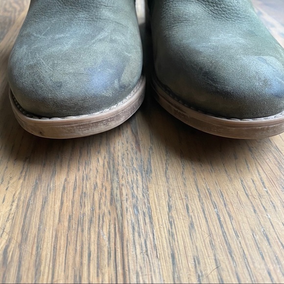 Bull Boxer green leather slouch boots 37 - Picture 3 of 10